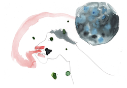 The Moon of Dinosaurs Singing, by Tyrice age 9